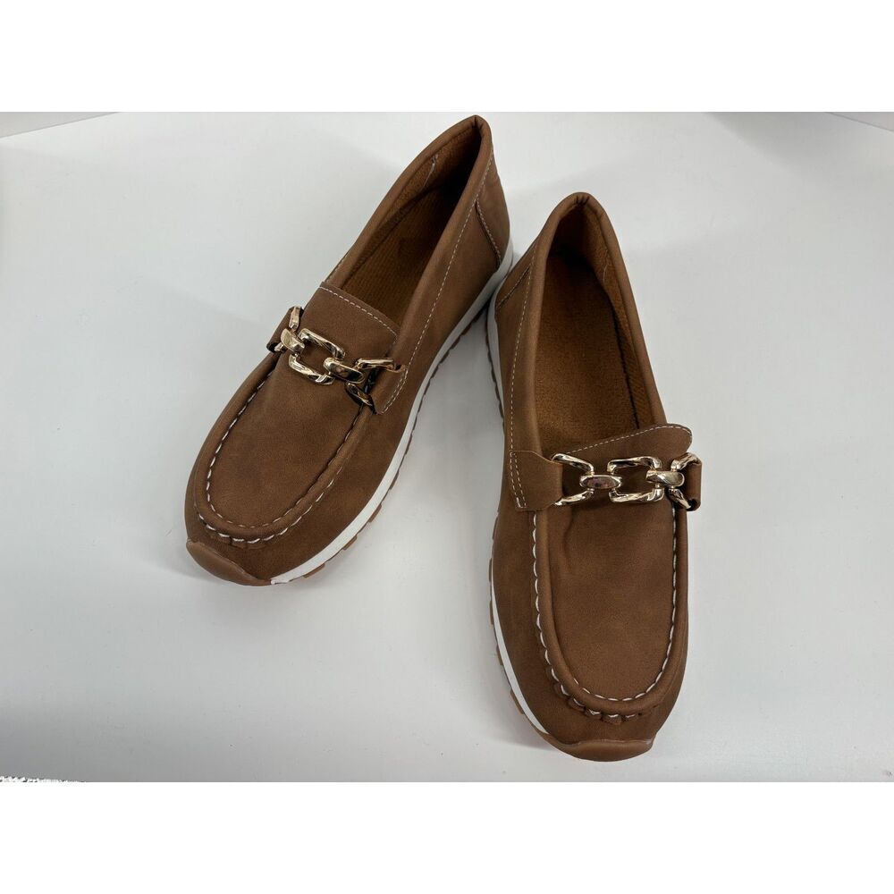 Classic brown loafers